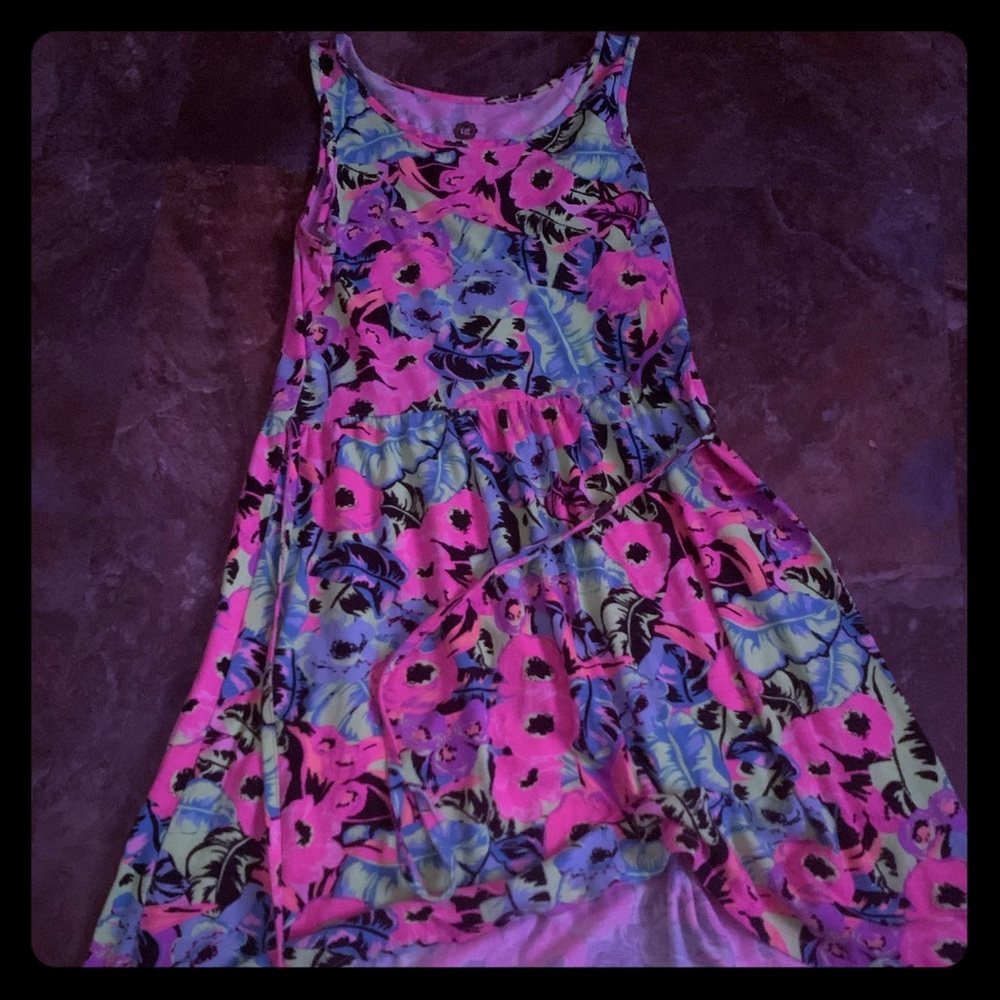 Colorful floral dress